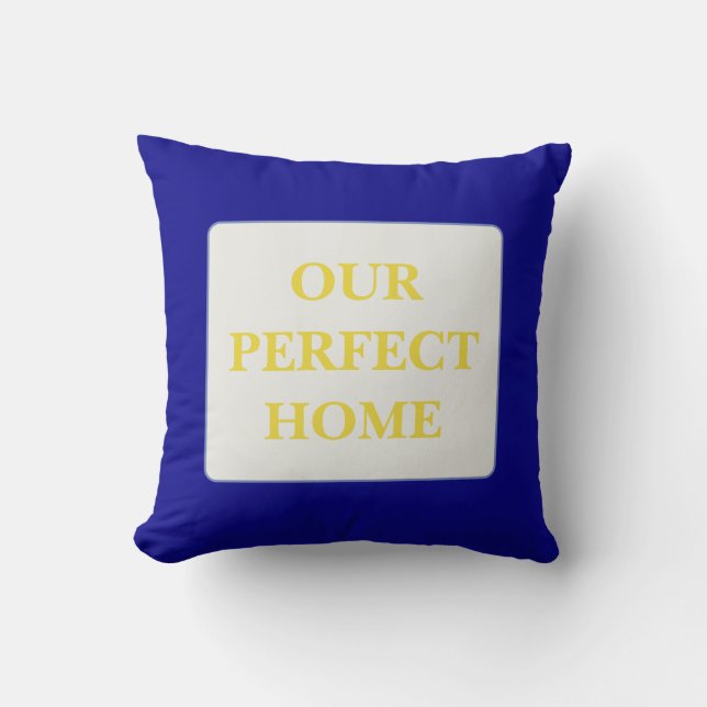 Simple and Elegant Throw Pillow (Front)