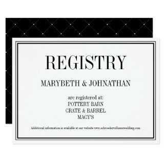 registry card