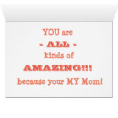 Simple and Fun Happy Mothers Day (Inside Horizontal (Bottom))