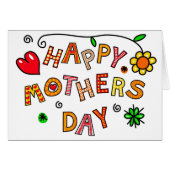 Simple and Fun Happy Mothers Day (Front Horizontal)