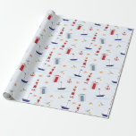 Simple and Fun Nautical Wrapping Paper