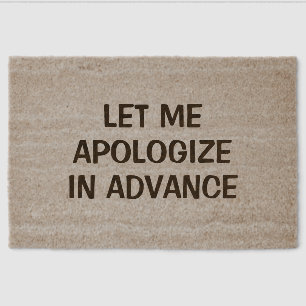 Simple and Hilarious Coir Fiber Doormat