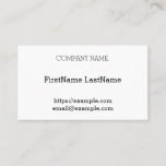 [ Thumbnail: Simple and Minimalist Business Card ]