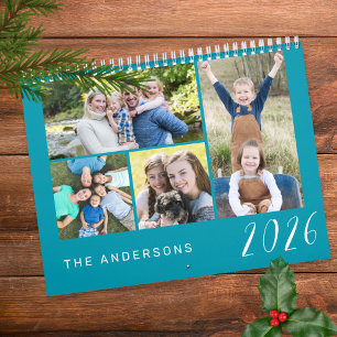 Simple and Minimalist Family Photos 2026 Calendar