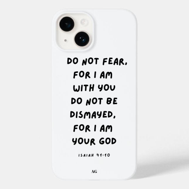 Simple and Modern Bible Verse iPhone / iPad case (Back)