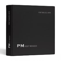 simple and modern black binder with name simple and modern black binder with name