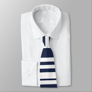 Simple and Modern Blue Striped Neck Tie