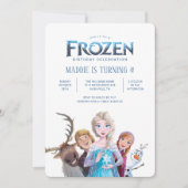 Simple and Modern Frozen Birthday Invitation (Front)