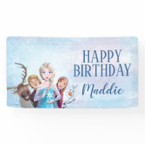 Simple and Modern Frozen Birthhay  Banner