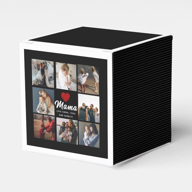 Simple and Modern | Photo Collage for Mama Favor Boxes (Front Side)