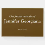 [ Thumbnail: Simple and Personalized Memorial Guestbook ]