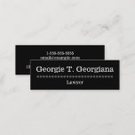 [ Thumbnail: Simple and Plain Lawyer Business Card ]