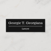Simple and Plain Lawyer Business Card (Front)