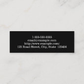 Simple and Plain Lawyer Business Card (Back)