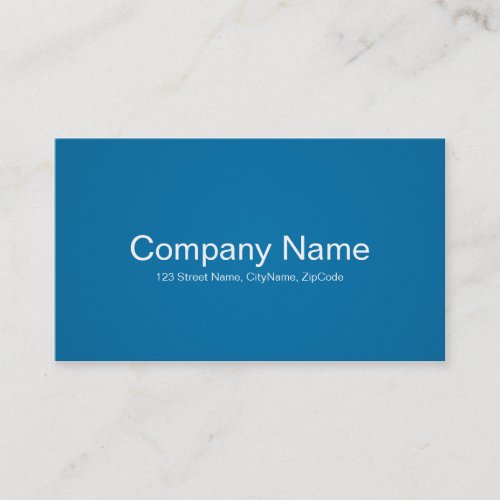 Simple and Professional Blue Business Cards
