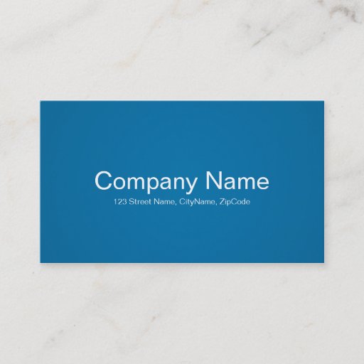 Customizable Simple and Professional Blue Business Cards