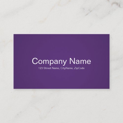 Simple and Professional Purple Business Cards