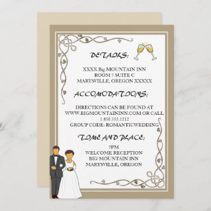 Simple and Romantic Wedding Invitation