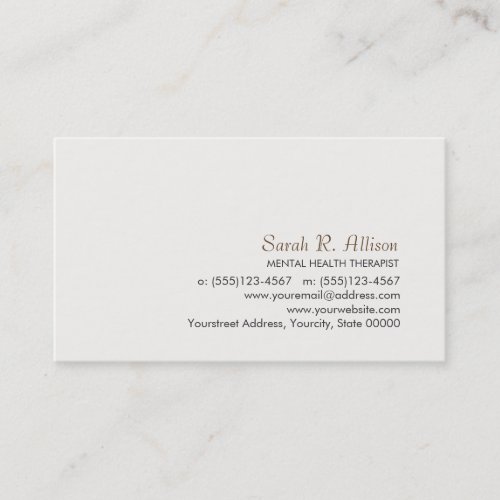 Simple and Sophisticated Business Card