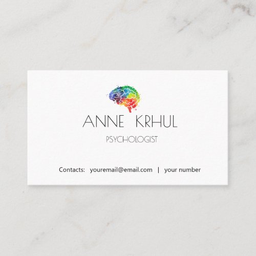 Simple and sophisticated business card