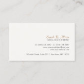Simple and Sophisticated Business Card (Front)