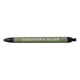 Simple and Stylish Olive Green Pen