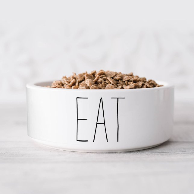 Simple and Sweet Personalized Dog Food Bowl (Creator Uploaded)