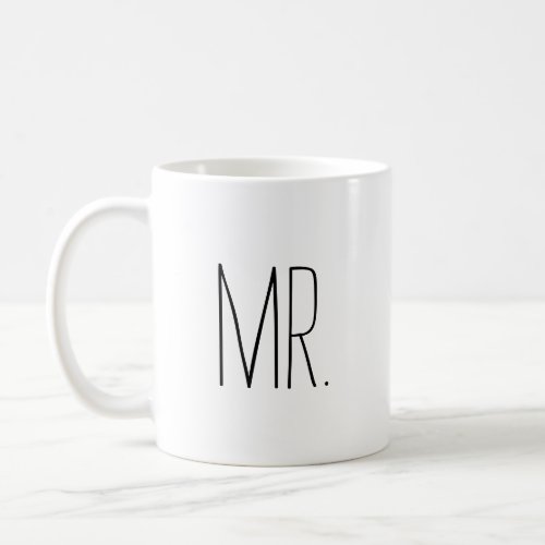 Simple and Sweet Personalized Mr Coffee Mug