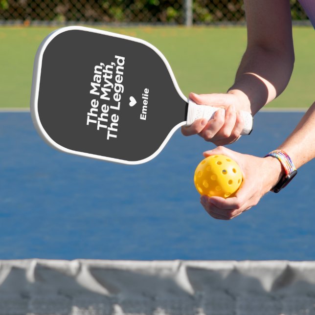 Simple and Sweet Quote Personalized Dad Gift Pickleball Paddle (Insitu)