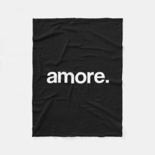 Simple And Unique Amore Valentine's Day Design  Fleece Blanket