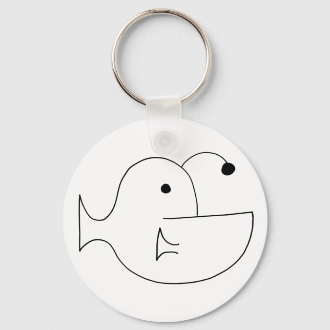 Simple Anglerfish Keychain (Front)