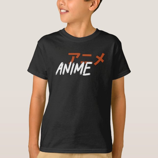 Simple Anime Lover Design T-Shirt (Front)