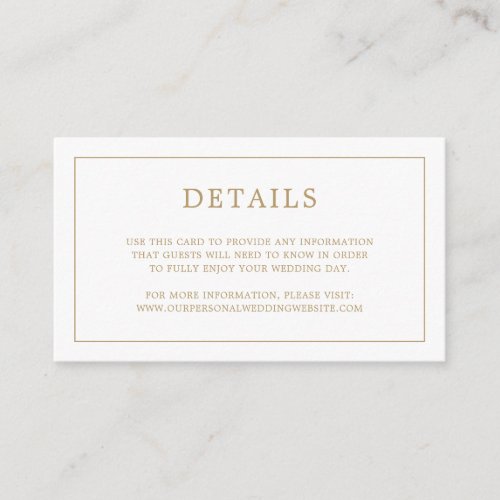 Simple Antique Gold Monogram Elegant Wedding