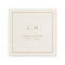 Simple Antique Gold Monogram Elegant Wedding