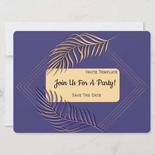 Simple Any Occasion Classy Party Invitation