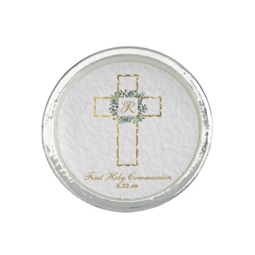 *~* Simple AP35 Communion Christian Confirmation Ring