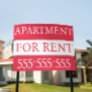 SIMPLE APARTMENT FOR RENT REAL ESTATE SIGN