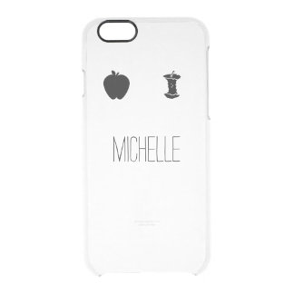 Simple Apple Eating Stages Name Clear Case