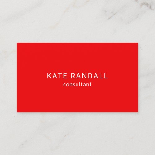 Simple Apple Red Social Media Networking Business Card