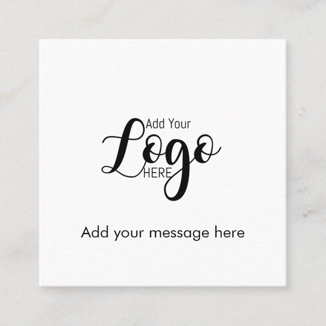 Simple Appointment Reminder Card – Custom Business (Front)