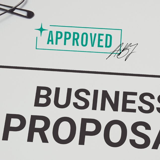 Simple APPROVED Office Business Custom Self-inking Stamp (Creator Uploaded)