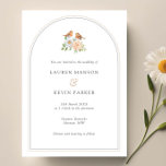 Simple arch classic love birds wedding  invitation<br><div class="desc">Designed to coordinate with our Love Birds Collection, this dainty wedding invitation card features simple arch with watercolour love birds on flowers, and simple & classic font. For more advanced customisation of this design, e.g. changing layout, font or text size please click the "CUSTOMIZE" button above. Please contact me for...</div>