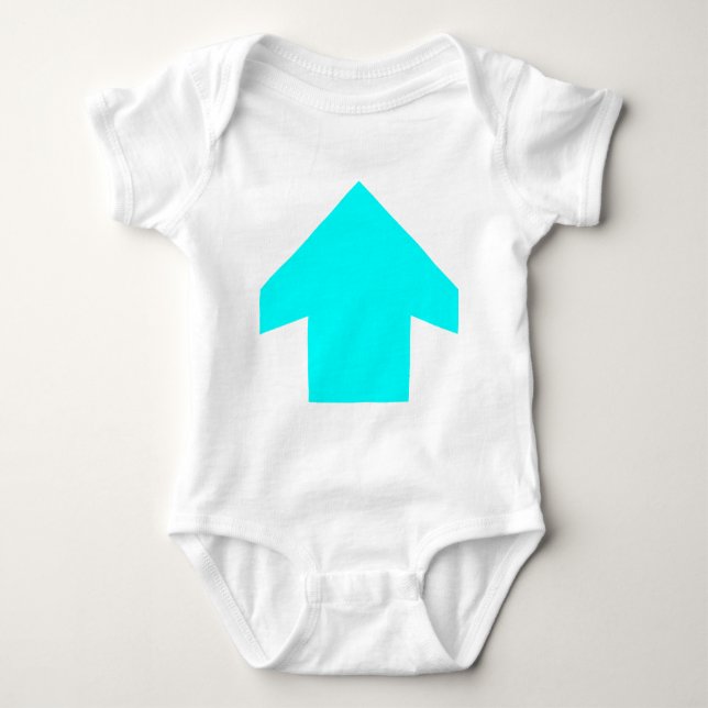 Simple Arrow 01 Baby Bodysuit (Front)