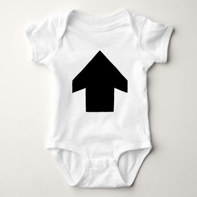 Simple Arrow 01 Baby Bodysuit (Front)