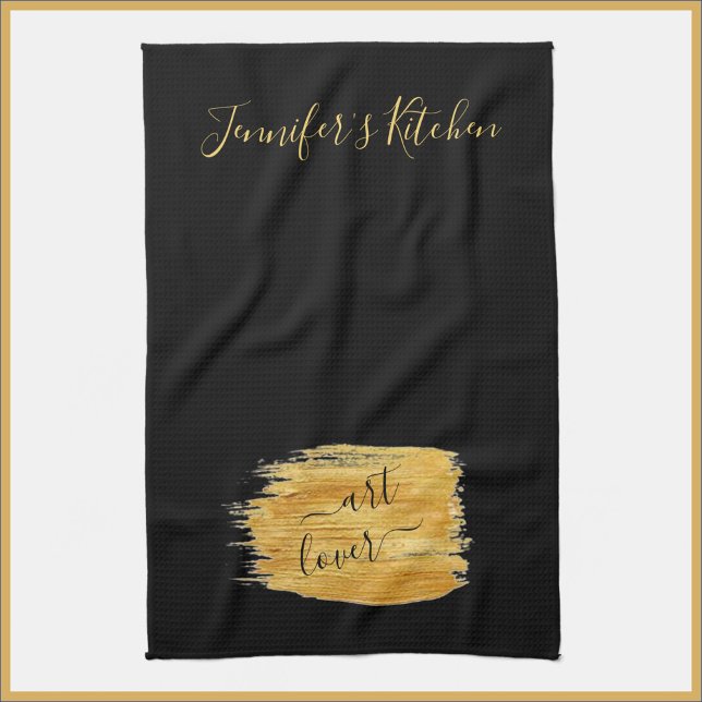 Simple Art Lover Minimalist Design    Kitchen Towel (Creator Uploaded)