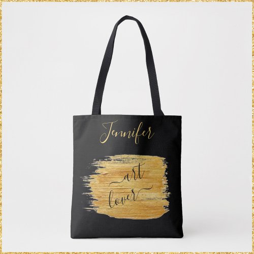 Simple Art Lover Minimalist Design   Tote Bag