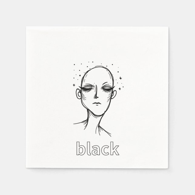 simple art  napkins (Front)