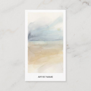 Simple Art Photo Artist Business Card