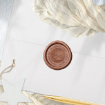 Simple Artsy Tree Name Return Address Christmas Wax Seal Stamp<br><div class="desc">Simple Ribbon-like Artsy Tree Name Return Address Christmas. A simple drawing in the Center with your return name and address details curved above and below which can be easily personalised.</div>