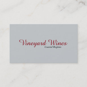 Simple (Ash Grey) Business Card